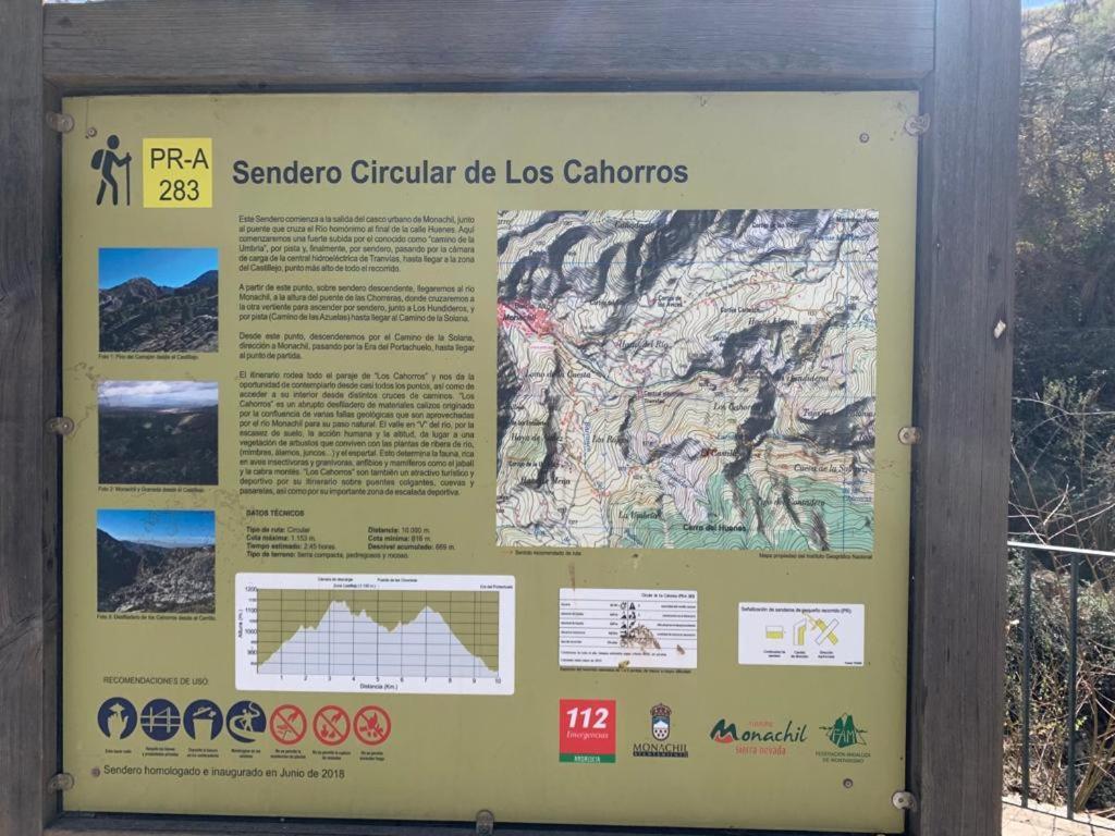 Apartamento Penas Blancas, Junto A Ruta De Los Cahorros, Monachil. מראה חיצוני תמונה